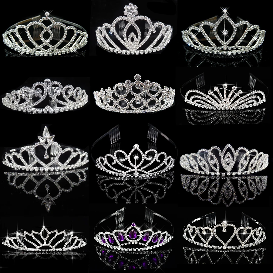 Princess Crystal Crown Headband Bridal Hair Accessories for Women Girls Birthday Hair Jewelry Tiara Bride Headdress Head piece
Princess Crystal Crown Headband Bridal Hair Accessories for Women Girls Birthday Hair Jewelry Tiara Bride Headdress Head piece