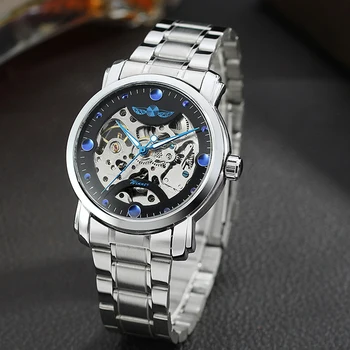 Fashion Winner Brand Blue Ocean Casual Designer TOP Quality Full Stainless Steel Men Skeleton Mens Watch Luxury Automatic Clock
Fashion Winner Brand Blue Ocean Casual Designer TOP Quality Full Stainless Steel Men Skeleton Mens Watch Luxury Automatic Clock