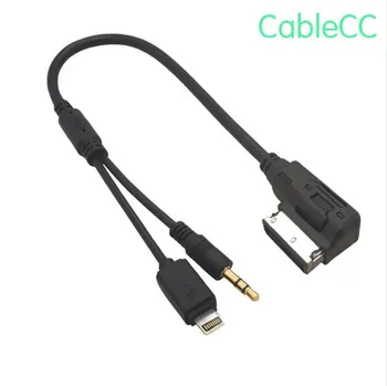 Media In AMI MDI to Stereo 3.5mm Audio & iPhone 6 & Plus Aux Adapter Cable For Car VW AUDI 2014 A4 A6 Q5 Q7
Media In AMI MDI to Stereo 3.5mm Audio & iPhone 6 & Plus Aux Adapter Cable For Car VW AUDI 2014 A4 A6 Q5 Q7