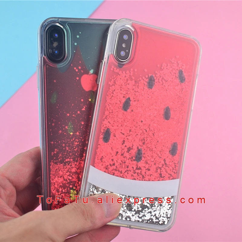 For iPhone X 8 Case Glitter Liquid Quicksand Phone Case Watermelon Pattern Case for iPhone 7 6splus 6 6s 8 Plus
For iPhone X 8 Case Glitter Liquid Quicksand Phone Case Watermelon Pattern Case for iPhone 7 6splus 6 6s 8 Plus