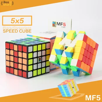 Mofangjiaoshi MF5 5x5 Magic Cube Speed Cube 5layer 62mm Puzzle Professional Magico Cubo Black Stickerless Educational Toy Kid
Mofangjiaoshi MF5 5x5 Magic Cube Speed Cube 5layer 62mm Puzzle Professional Magico Cubo Black Stickerless Educational Toy Kid