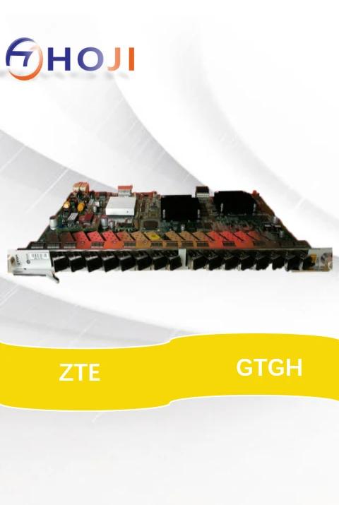 HOJI GTGH card with 16*B+, C+, C++ GPON modules for ZTE C300 C320 OLT wholesale
HOJI GTGH card with 16*B+, C+, C++ GPON modules for ZTE C300 C320 OLT wholesale