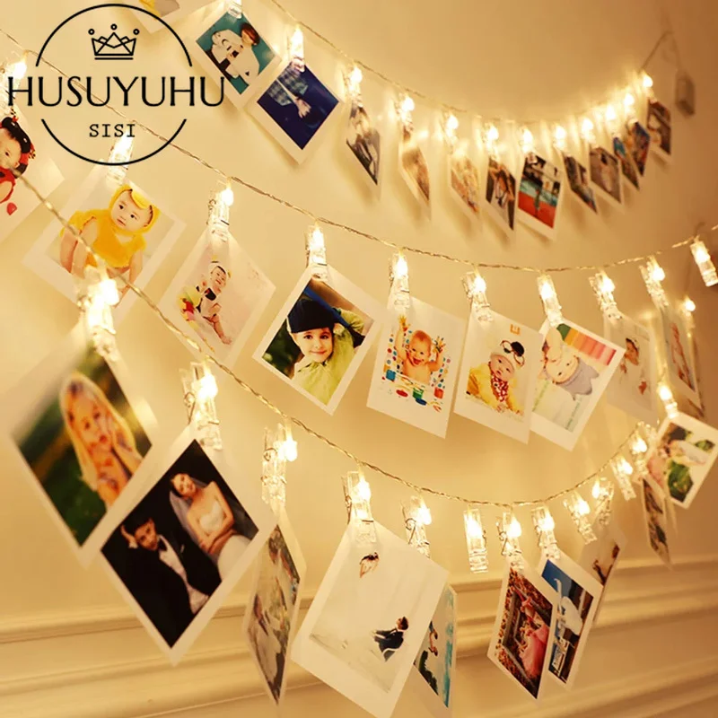 USUYUHU SISI 10/20 LEDs Fairy String Xmas Decor Photo Peg Clip Fairy String Light Landscape Lamp Durable Indoor Fairy Light
USUYUHU SISI 10/20 LEDs Fairy String Xmas Decor Photo Peg Clip Fairy String Light Landscape Lamp Durable Indoor Fairy Light