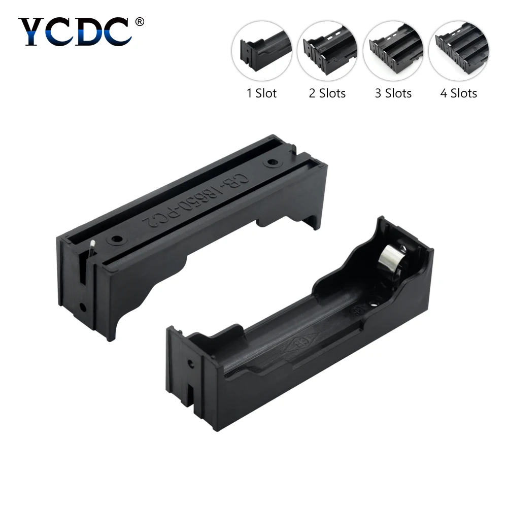 18650 Battery Clip Storage Case Holder Container With Hard Pins For 1/2/3/4x 18650 Batteries 1X 2X 3X 4X Slots Plastic Case
18650 Battery Clip Storage Case Holder Container With Hard Pins For 1/2/3/4x 18650 Batteries 1X 2X 3X 4X Slots Plastic Case