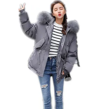 2018New Women Winter Short Jacket Female Hooded Parkas Winter Coat Women Loose Parka Fur Collar Cotton Padded Jackets Top CQ2656
2018New Women Winter Short Jacket Female Hooded Parkas Winter Coat Women Loose Parka Fur Collar Cotton Padded Jackets Top CQ2656