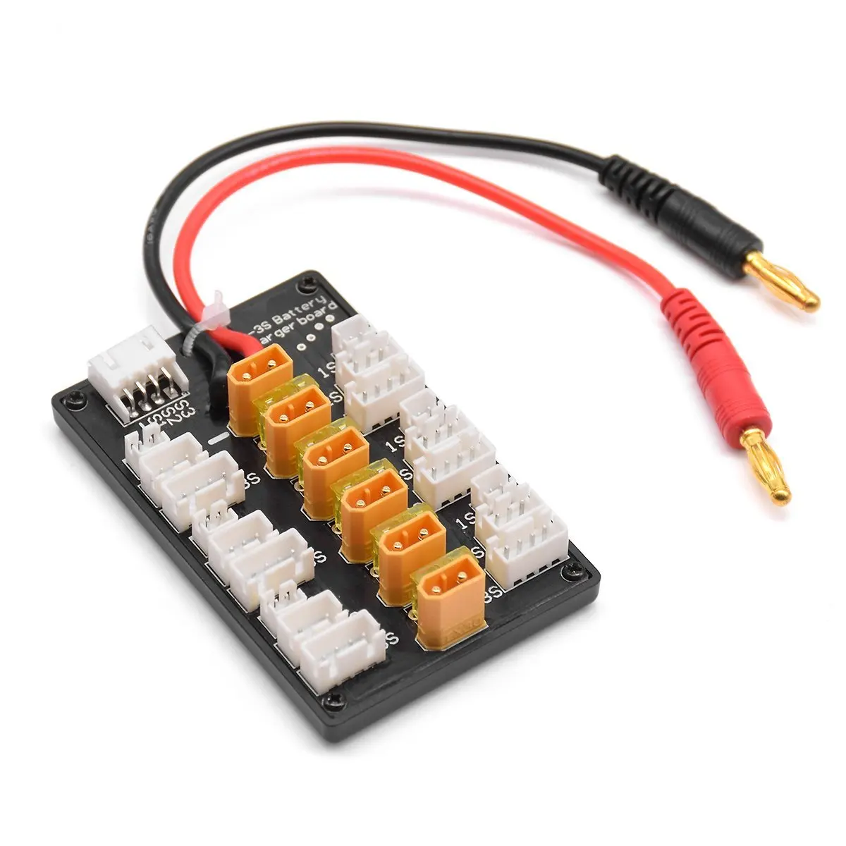 BETAFPV XT30-plug Lipo Charger Board Charging Adaptor for 1S 2S 3S LiPo Battery with 6pcs XT30 to JST Cable
BETAFPV XT30-plug Lipo Charger Board Charging Adaptor for 1S 2S 3S LiPo Battery with 6pcs XT30 to JST Cable