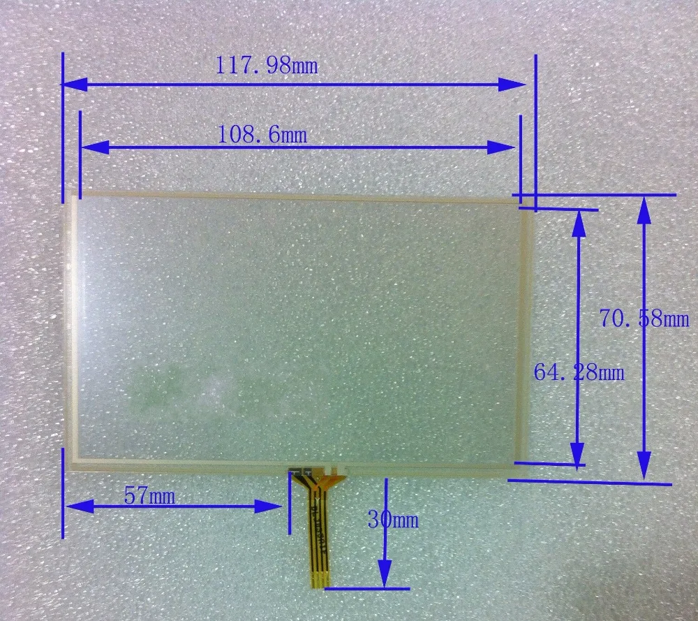 new 5 inch 4-wire resistance touch screen 118*70 5 inch touch screen navigation car DVD touch 118MM*70MM
new 5 inch 4-wire resistance touch screen 118*70 5 inch touch screen navigation car DVD touch 118MM*70MM