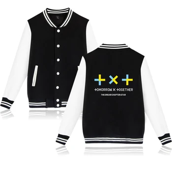 TXT Tomorrow X Togethe Baseball Jacket Men/Women Spring Winter Fashion Kpop Casual Harajuku Outerwear Coats Hot Sale
TXT Tomorrow X Togethe Baseball Jacket Men/Women Spring Winter Fashion Kpop Casual Harajuku Outerwear Coats Hot Sale