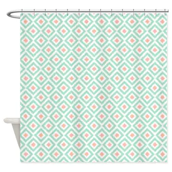 Mint Coral Diamonds Ikat 3D Print Shower Curtain Decorative Fabric 3D Print Shower Curtain
Mint Coral Diamonds Ikat 3D Print Shower Curtain Decorative Fabric 3D Print Shower Curtain