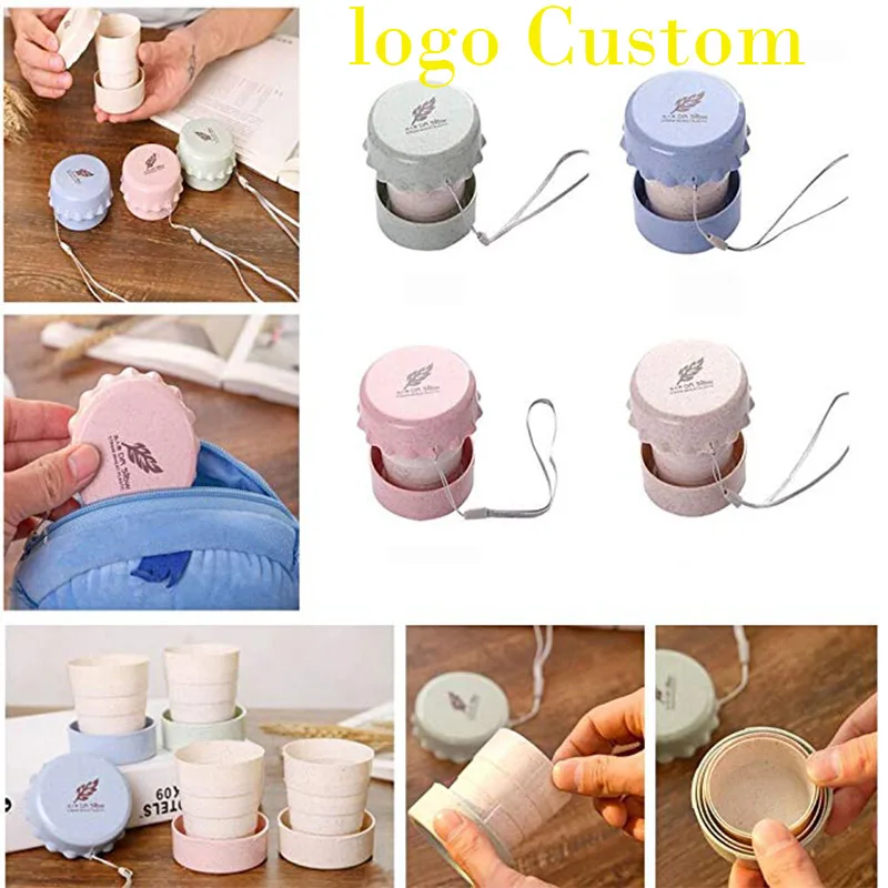Foldable Straw Wheat Cup Collapsible Wheat Telescopic Travel Mini Camping Compact Unbreakable Drink Cup Biodegradable container
Foldable Straw Wheat Cup Collapsible Wheat Telescopic Travel Mini Camping Compact Unbreakable Drink Cup Biodegradable container