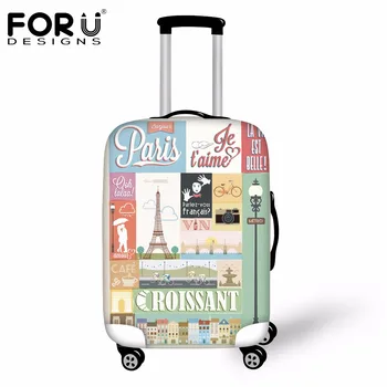 FORUDESIGNS 3D Eiffel Tower Printed Luggage Protective Cover Elastic Waterproof Rain Cover for 18-30 Inch Suitcase Case Cover
FORUDESIGNS 3D Eiffel Tower Printed Luggage Protective Cover Elastic Waterproof Rain Cover for 18-30 Inch Suitcase Case Cover