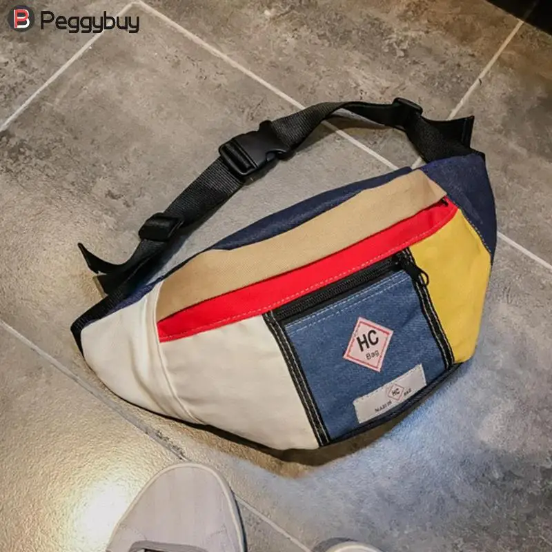 2018 New Fashion Waist Bag Unisex Fanny Pack for Women Men Belt Canvas Patchwork Waist Pack Money Phone Chest Bags bolso Mujer
2018 New Fashion Waist Bag Unisex Fanny Pack for Women Men Belt Canvas Patchwork Waist Pack Money Phone Chest Bags bolso Mujer