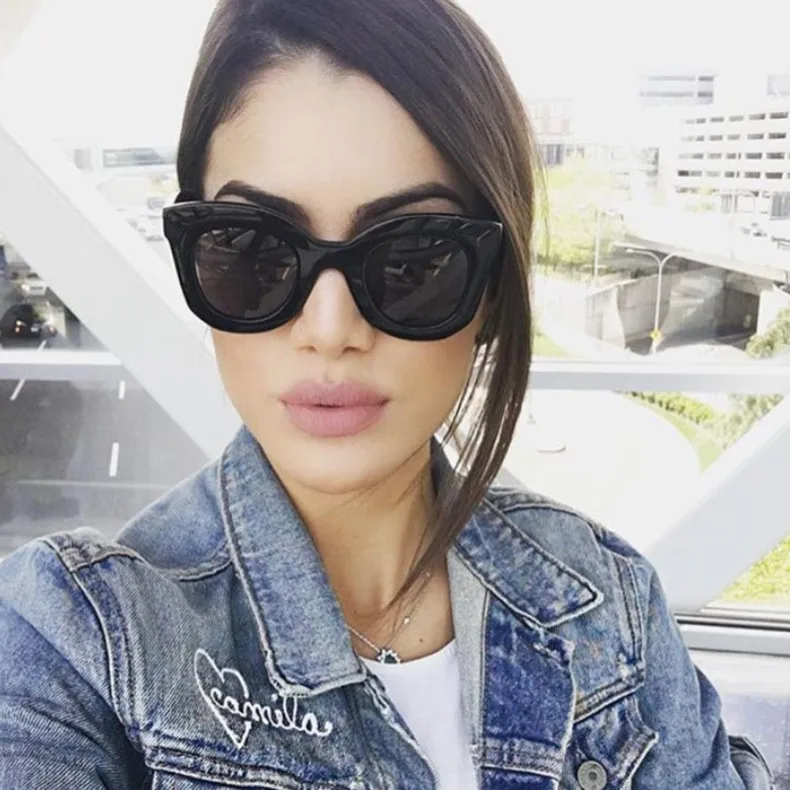 BOYEDA Plastic Designer Cat Eye Sunglasses for Women Vintage Round Gradual Ladies Sun Glasses Retro Fashion Oversized Square
BOYEDA Plastic Designer Cat Eye Sunglasses for Women Vintage Round Gradual Ladies Sun Glasses Retro Fashion Oversized Square