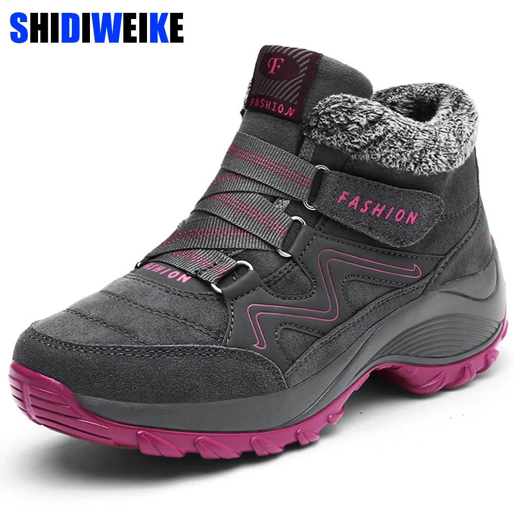 New 2019 Women Snow Boots High Quality Winter Warm Push Ankle Boots Women Platform Female Wedge Waterproof Female Casual Shoes
New 2019 Women Snow Boots High Quality Winter Warm Push Ankle Boots Women Platform Female Wedge Waterproof Female Casual Shoes