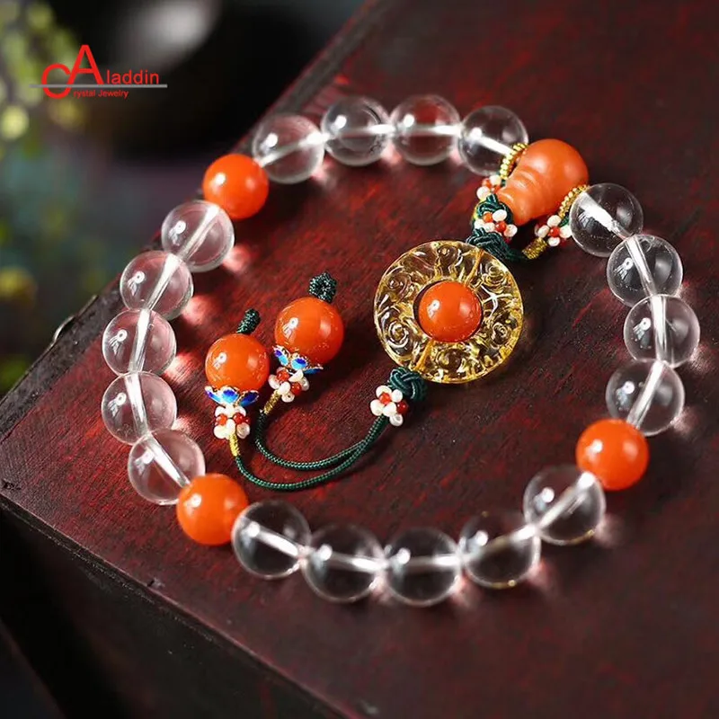 Aladdin Crystal 2018 China Wind Style Bracelets Eighteen Beads of The qing dynasty palace Nature Quartz and coloured glaze
Aladdin Crystal 2018 China Wind Style Bracelets Eighteen Beads of The qing dynasty palace Nature Quartz and coloured glaze
