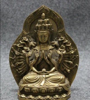 ymying 1017++++++Tibet Brass Buddhism 1000 Hands Kwan-yin GuanYin Buddha Avalokitesvara Statue
ymying 1017++++++Tibet Brass Buddhism 1000 Hands Kwan-yin GuanYin Buddha Avalokitesvara Statue