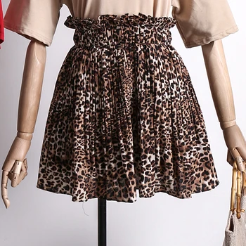 Summer Women's Skirt Female Fashion Leopard Print Skirt Women High Waist Pleated Chiffon Skirt Girls Mini Sexy Skirts
Summer Women's Skirt Female Fashion Leopard Print Skirt Women High Waist Pleated Chiffon Skirt Girls Mini Sexy Skirts