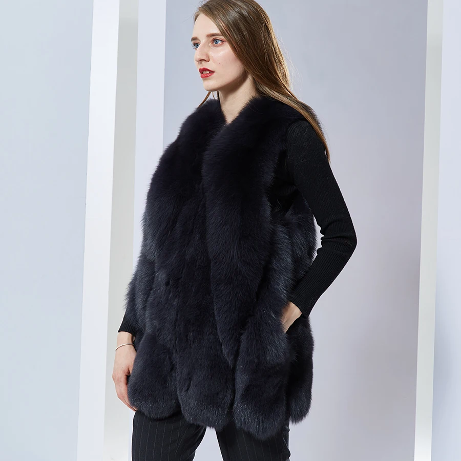 Women Warm Real Fox Furvest Short medium Winter Furcoat Natural Blue Fox Furwaistcoat for Women
Women Warm Real Fox Furvest Short medium Winter Furcoat Natural Blue Fox Furwaistcoat for Women