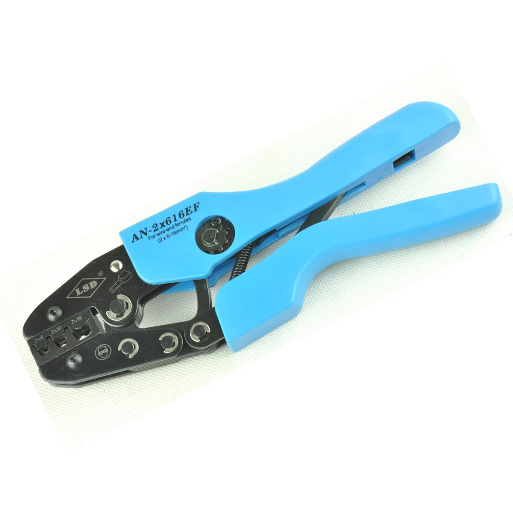 terminal crimping tools AN-2*616EF for wire-end ferrules 2*6-16mm2 hand crimpng tools crimping pliers
terminal crimping tools AN-2*616EF for wire-end ferrules 2*6-16mm2 hand crimpng tools crimping pliers