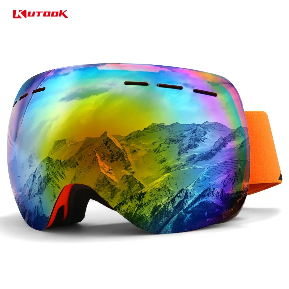 KUTOOK UV400 Protection Double Lens Snow Glasses Snowboard Goggles Anti-fog Ski Glasses Snow Goggles Windproof Skiing Equipment
KUTOOK UV400 Protection Double Lens Snow Glasses Snowboard Goggles Anti-fog Ski Glasses Snow Goggles Windproof Skiing Equipment