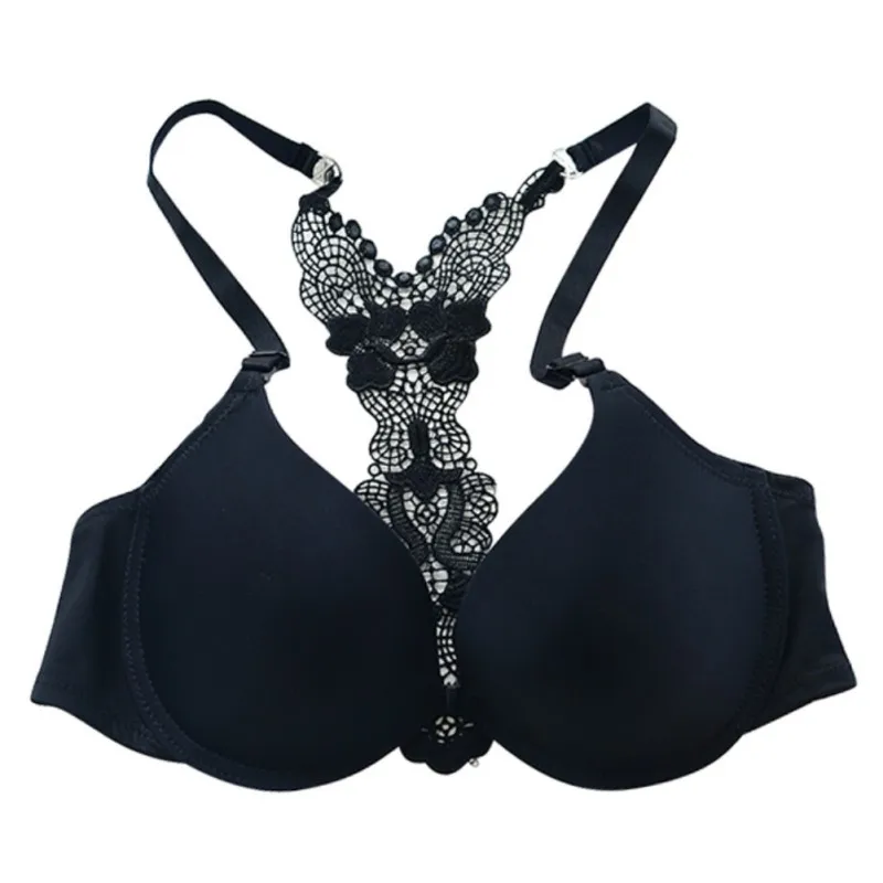 Women Front Closure Lace Push Up Underwear Sexy Seamless Front Closure Bra Butterfly Back Sexy Bralette
Women Front Closure Lace Push Up Underwear Sexy Seamless Front Closure Bra Butterfly Back Sexy Bralette