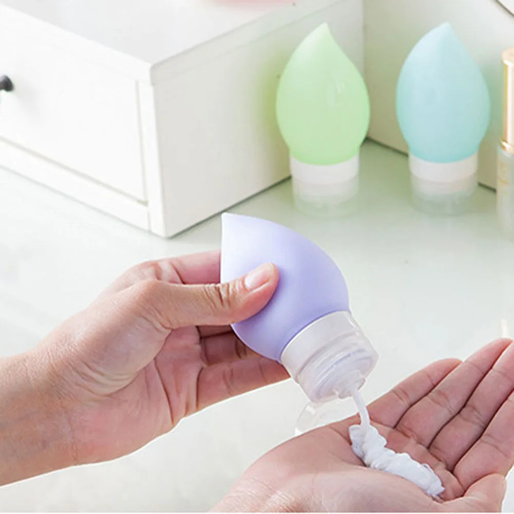 Drop Shape Travel Silicone Case Shampoo Shower Gel Cream Lotion Sub-bottling 75ml Refillable Bottles Storage Organizer
Drop Shape Travel Silicone Case Shampoo Shower Gel Cream Lotion Sub-bottling 75ml Refillable Bottles Storage Organizer