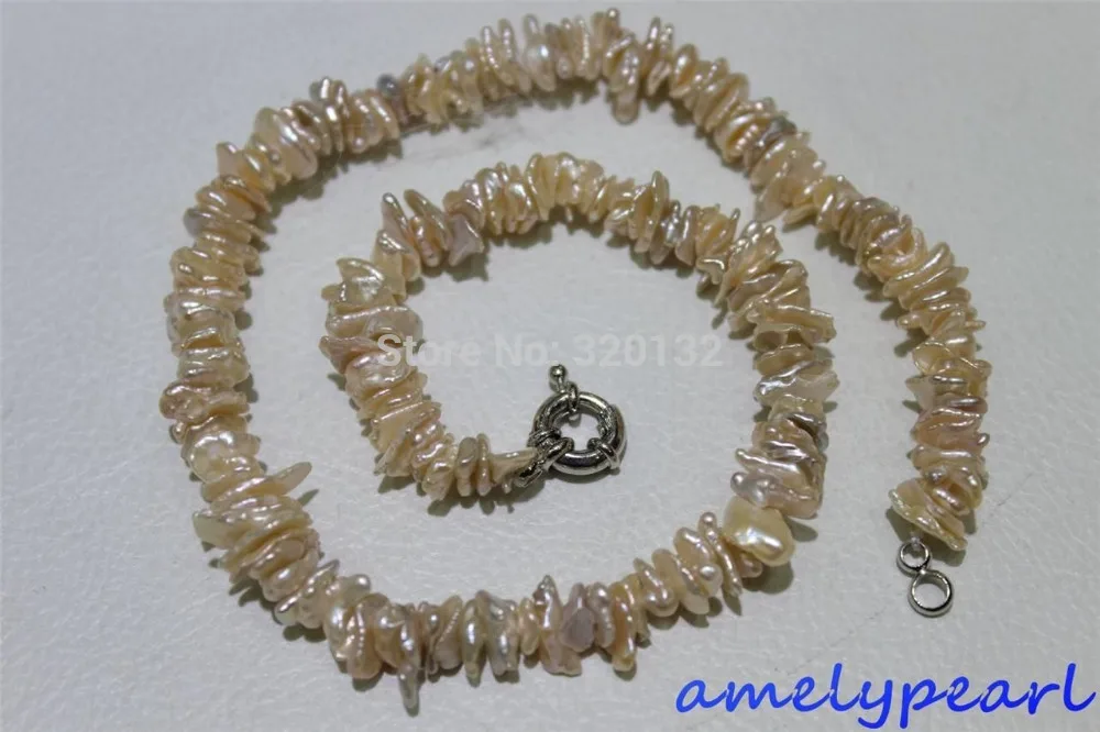 natural pink keshi reborn pearl freshwater pearl necklace 10-14mm 17INCH " Unusual Fine Bridal Silver hook Free Shipping 
natural pink keshi reborn pearl freshwater pearl necklace 10-14mm 17INCH " Unusual Fine Bridal Silver hook Free Shipping