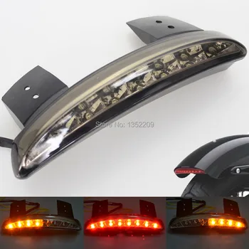 Smoke Chopped Fender Edge LED Tail Light and Turn Signal Fit for Harley Sportster XL883 1200 48 Iron Nightster Custom
Smoke Chopped Fender Edge LED Tail Light and Turn Signal Fit for Harley Sportster XL883 1200 48 Iron Nightster Custom