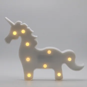 TONGER Unicorn Night Light 3D Luminaria Unicorn white Led Lamp Nightlight Marquee Letter Gift Toys Bedroom Decor For Kids Baby
TONGER Unicorn Night Light 3D Luminaria Unicorn white Led Lamp Nightlight Marquee Letter Gift Toys Bedroom Decor For Kids Baby