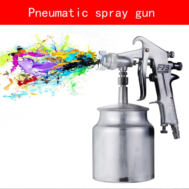 F-75 Mini Portable Pneumatic spray gun with alloy pot for Wooden Furniture Automobile Air pump Spray Gun
F-75 Mini Portable Pneumatic spray gun with alloy pot for Wooden Furniture Automobile Air pump Spray Gun