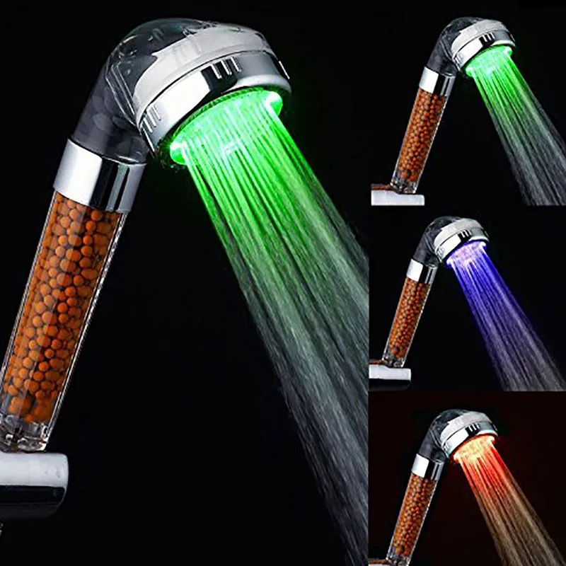 LED Shower Head Sprinkler Negative Ions Temperature Control Color Changes Light Anion SPA Filter Water Hand Shower Dropship XNC
LED Shower Head Sprinkler Negative Ions Temperature Control Color Changes Light Anion SPA Filter Water Hand Shower Dropship XNC