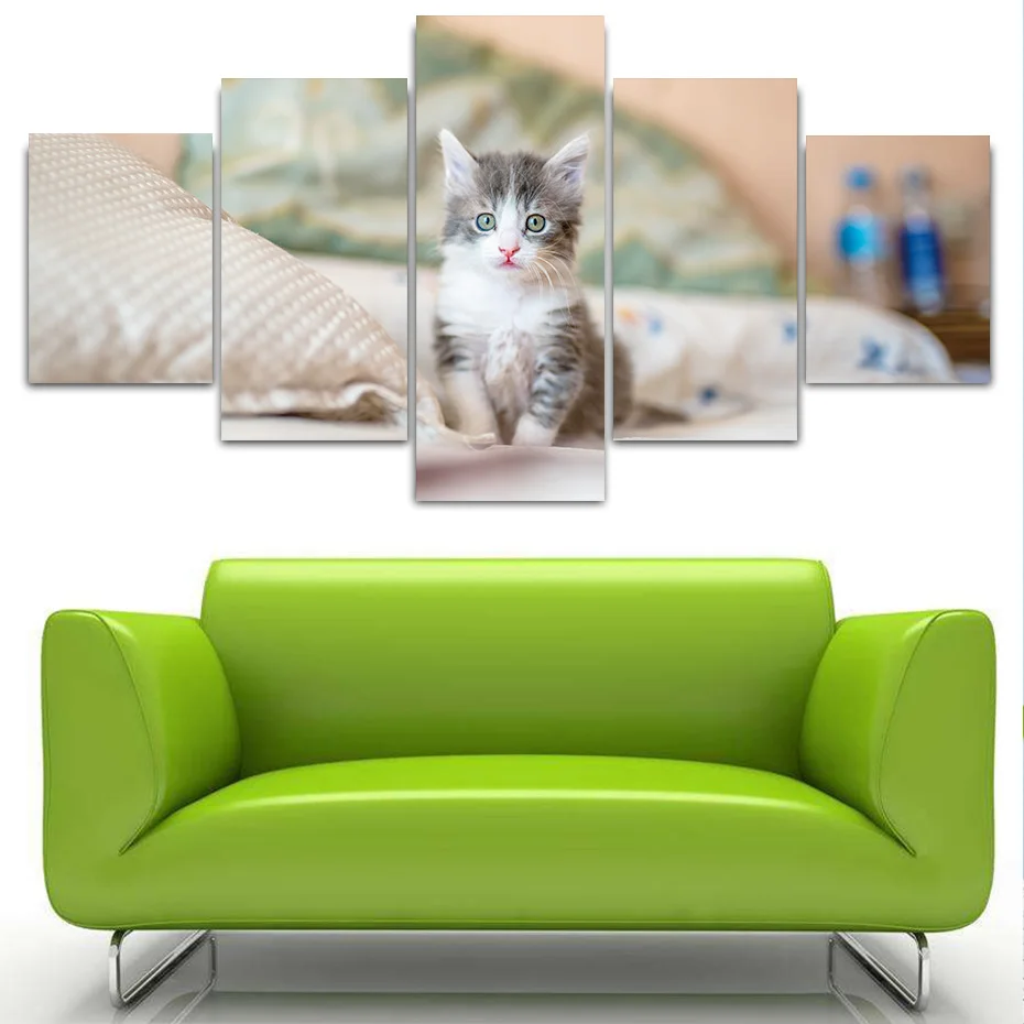 Kitty cat HD printed 5 panels picture animals kids room wall poster modular art murals chart artwork wall decor for living room
Kitty cat HD printed 5 panels picture animals kids room wall poster modular art murals chart artwork wall decor for living room