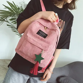 20# Women's Velvet Bag Backpack Student School Bags For Teenage Girls Large Capacity Middle Student Backpack Travel Rucksack 
20# Women's Velvet Bag Backpack Student School Bags For Teenage Girls Large Capacity Middle Student Backpack Travel Rucksack