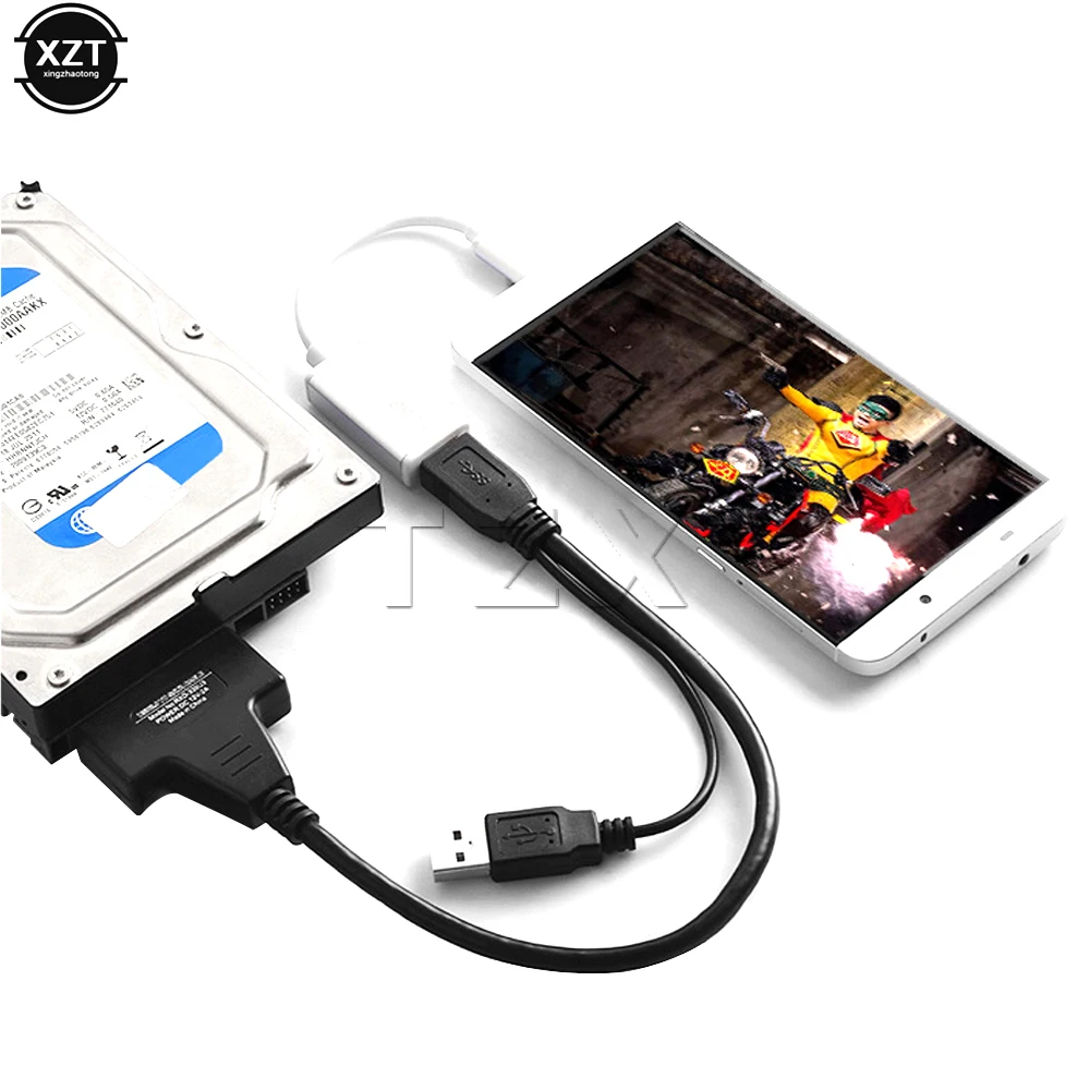 High Quality USB 2.0 to SATA 15+7 Pin Data Power USB Cable Adapter for HDD SSD Converter
High Quality USB 2.0 to SATA 15+7 Pin Data Power USB Cable Adapter for HDD SSD Converter