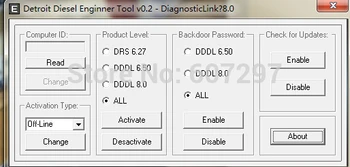 Detroit Diesel Engenner Tool For DDDL 8.0 keygen+Computer ID Changer+Backdoor Password KG
Detroit Diesel Engenner Tool For DDDL 8.0 keygen+Computer ID Changer+Backdoor Password KG