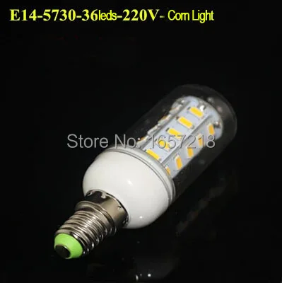 High quality hot 1Pcs SMD 5730 E14 LED lamp 5W AC 220V Ultra Bright 5730SMD LED Corn Bulb light Chandelier ,36LED 360 degrees
High quality hot 1Pcs SMD 5730 E14 LED lamp 5W AC 220V Ultra Bright 5730SMD LED Corn Bulb light Chandelier ,36LED 360 degrees