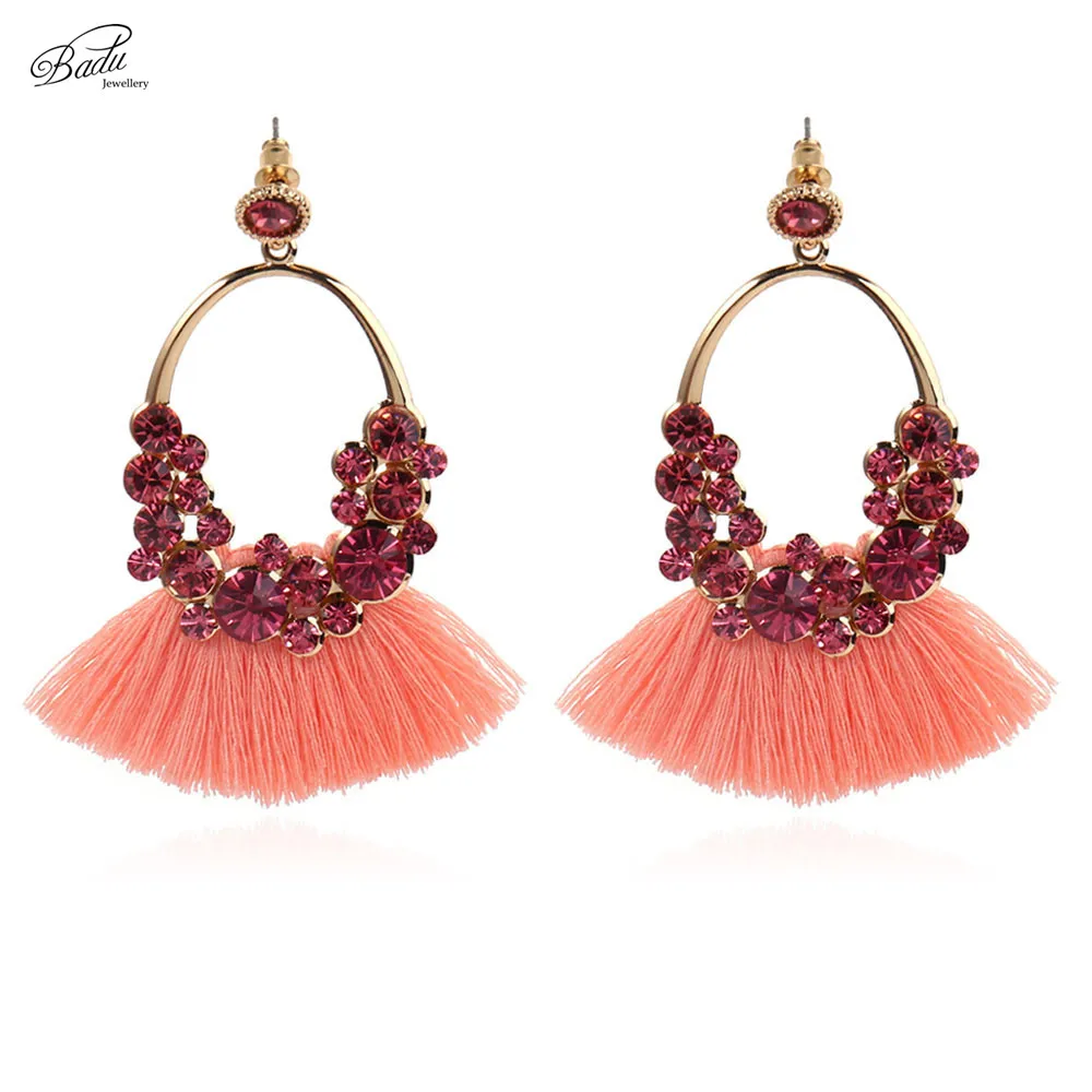 Badu Bohemian Tassel Earring for Women 4 Colors Ethnic Baroque Long Fringed Dangle Earrings Fashion Jewelry Christmas Gift
Badu Bohemian Tassel Earring for Women 4 Colors Ethnic Baroque Long Fringed Dangle Earrings Fashion Jewelry Christmas Gift