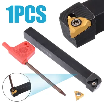 1pc SER1010H11 Lathe Turning Tool Holder Boring Bar + 1pc 11ER AG60 Carbide Insert Blade + 1pc Wrench
1pc SER1010H11 Lathe Turning Tool Holder Boring Bar + 1pc 11ER AG60 Carbide Insert Blade + 1pc Wrench