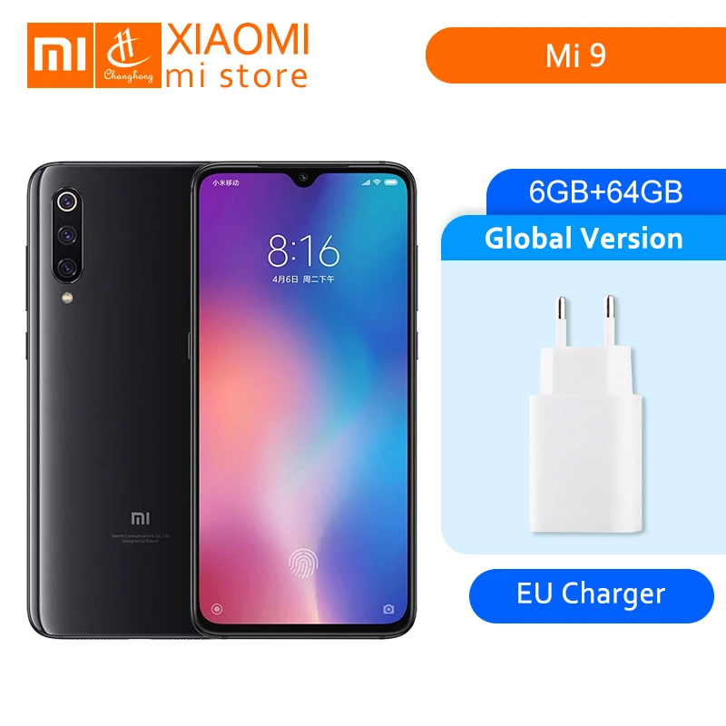 Global Version Xiaomi Mi 9 Mi9 Smartphone 6GB 64GB/128GB Snapdragon 855 Octa Core 6.39" 48MP Triple Camera Wireless Charging NFC
Global Version Xiaomi Mi 9 Mi9 Smartphone 6GB 64GB/128GB Snapdragon 855 Octa Core 6.39" 48MP Triple Camera Wireless Charging NFC