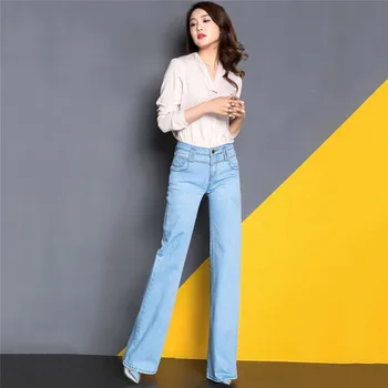 Women Jeans Black Wide Leg Pants High Waist Loose Jeans 19 New Spring Korean Casual Long Blue Chic Jeans Clothing Feminina LD787
Women Jeans Black Wide Leg Pants High Waist Loose Jeans 19 New Spring Korean Casual Long Blue Chic Jeans Clothing Feminina LD787