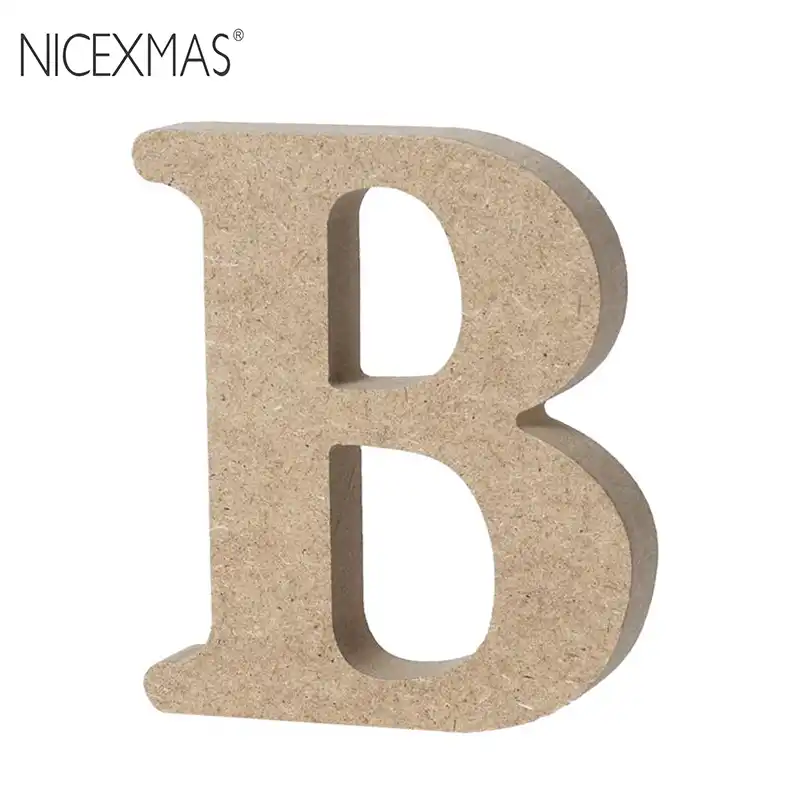Nicexmas A Z Letras Del Alfabeto De Madera Placa De Pared Con