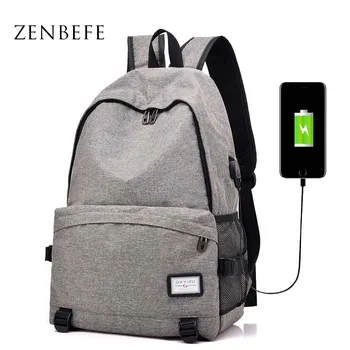 ZENBEFE USB Unisex Design Backpack Book Bags for School Backpack Casual Rucksack Daypack Oxford Canvas Laptop Man Backpacks Bags 
ZENBEFE USB Unisex Design Backpack Book Bags for School Backpack Casual Rucksack Daypack Oxford Canvas Laptop Man Backpacks Bags