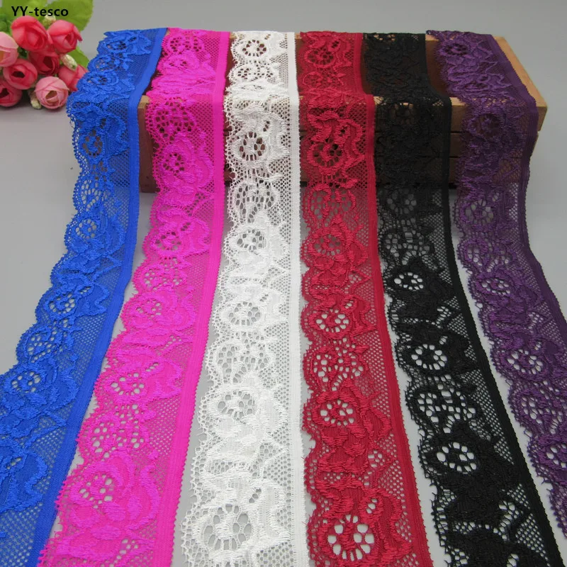 New high quality stretch elastic lace ribbon Tape 30mm wide Trims lace trimmings For Sewing decoration african white lace fabric
New high quality stretch elastic lace ribbon Tape 30mm wide Trims lace trimmings For Sewing decoration african white lace fabric