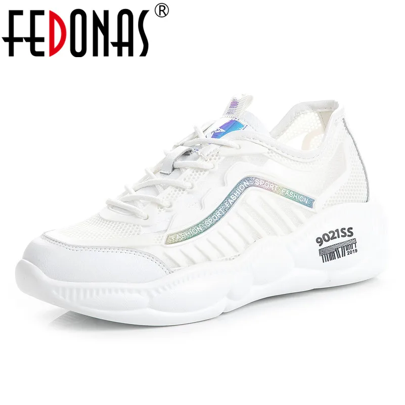 FEDONAS Spring Autumn Women Round Toe Solid Lace-up Falts Fashion Brand Breathable Mesh Sneakers Casual Platforms Shoes Woman 
FEDONAS Spring Autumn Women Round Toe Solid Lace-up Falts Fashion Brand Breathable Mesh Sneakers Casual Platforms Shoes Woman