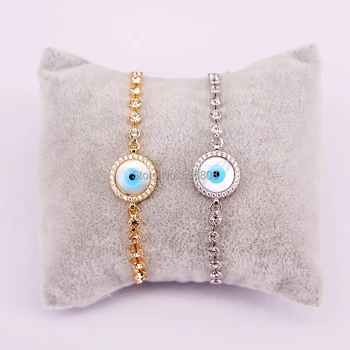 10PCS Zyunz Jewelry Shell Charm Round Micro Pave Zircon Eye Shell Bracelet for Women Men Adjustable Link Chain Bracelets& Bangle 
10PCS Zyunz Jewelry Shell Charm Round Micro Pave Zircon Eye Shell Bracelet for Women Men Adjustable Link Chain Bracelets& Bangle