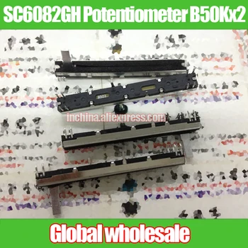 2pcs 75MM SC6082GH Straight Slide Potentiometer B50Kx2 / B503 Dual Channel Fader Handle Length 15MMC
2pcs 75MM SC6082GH Straight Slide Potentiometer B50Kx2 / B503 Dual Channel Fader Handle Length 15MMC