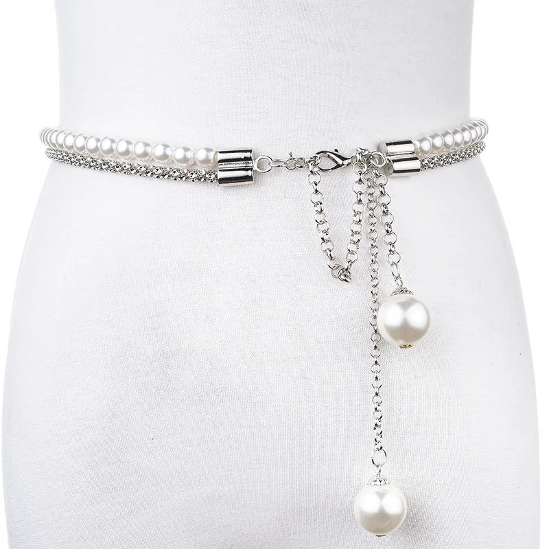 2018 Fashion Women Dress Belts Casual Metal Alloy Belt Wild Decoration Simple Pearl Lengthened Waist Chain Cute Decor Wholesale
2018 Fashion Women Dress Belts Casual Metal Alloy Belt Wild Decoration Simple Pearl Lengthened Waist Chain Cute Decor Wholesale
