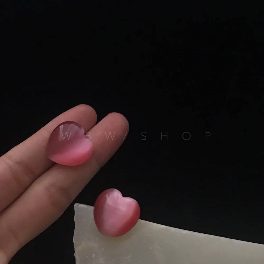 Sweety Pink Natural cat eye stone Heart Stud Earrings Women Gifts Party Glam Charming Brincos korean Style INs Trendy Japen
Sweety Pink Natural cat eye stone Heart Stud Earrings Women Gifts Party Glam Charming Brincos korean Style INs Trendy Japen