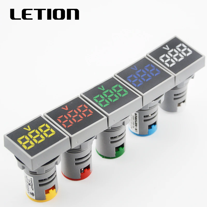 AC20-500V 0-100A 22mm Digital LED Voltmeter Voltage Meter Indicator Pilot Light Ammeter Ampermeter Current Tester Gauge Auto Car
AC20-500V 0-100A 22mm Digital LED Voltmeter Voltage Meter Indicator Pilot Light Ammeter Ampermeter Current Tester Gauge Auto Car