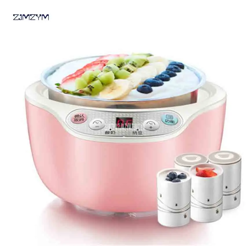 SNJ-B10N2 Yogurt Machine Home Fully Automatic Self Made Natto Machine Mini Sub-cup Stainless Steel Yogurt Maker 220V 1L Capacity
SNJ-B10N2 Yogurt Machine Home Fully Automatic Self Made Natto Machine Mini Sub-cup Stainless Steel Yogurt Maker 220V 1L Capacity